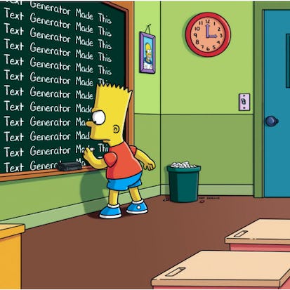 Deploy an NLP Text Generator: Bart Simpson Chalkboard Gag