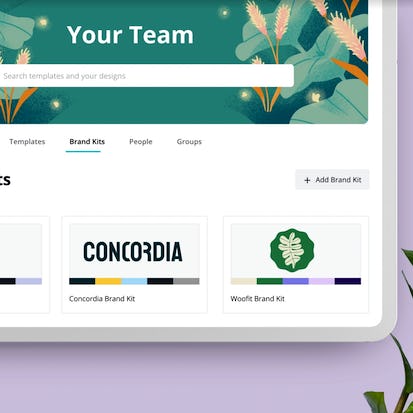 How to create and join teams using Canva