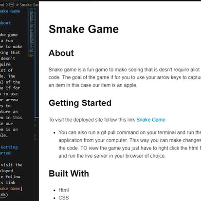 Perfecting your Readme