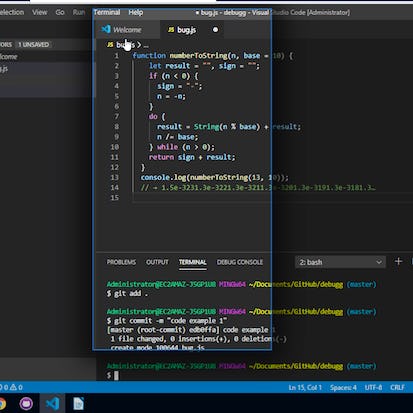 Debugging Projects Manually