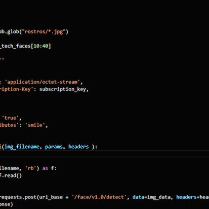 Trabajando con Azure Face API