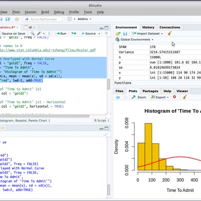 RStudio for Six Sigma - Basic Descriptive Statistics