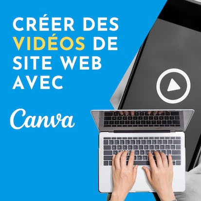 Créer des videos de sites web avec Canva