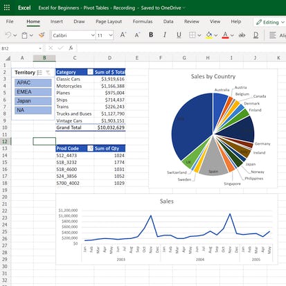 Excel for Beginners: Pivot Tables