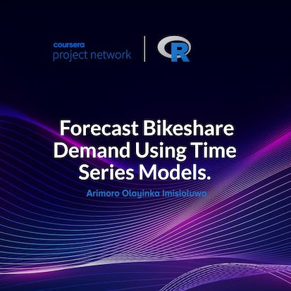 Forecast bikeshare demand using time series models in R