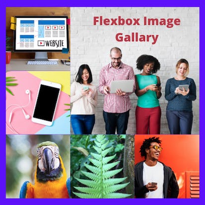 Build Responsive Image Gallery UI using CSS3 Flexbox