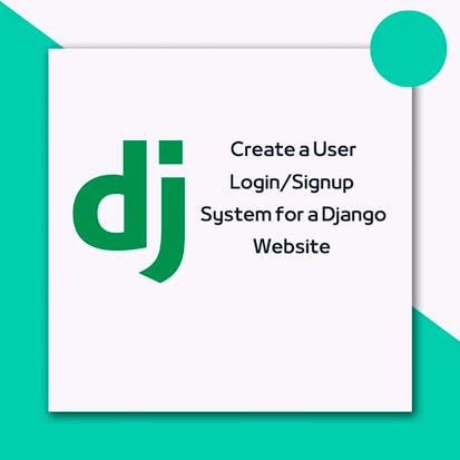 Build a user login system for a Django website