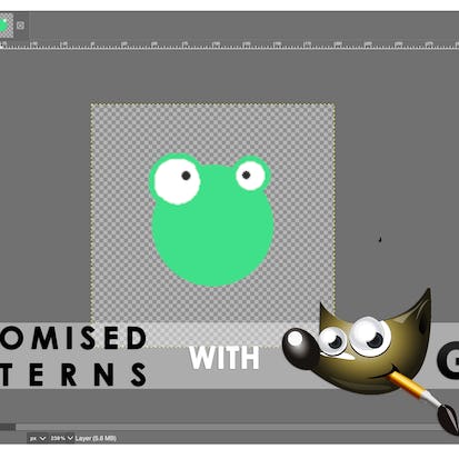 Graphic design: create simple customised patterns using Gimp