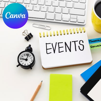 Organize an event with Canva