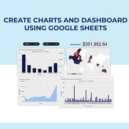 Create Charts and Dashboard using Google Sheets