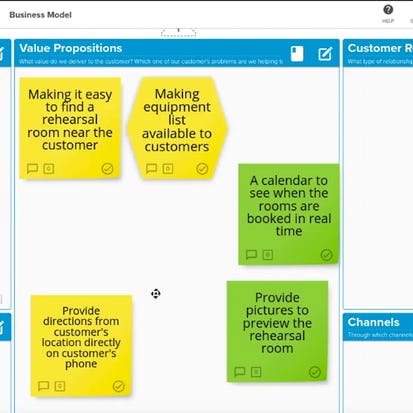 Create an online brainstorming with Stormboard