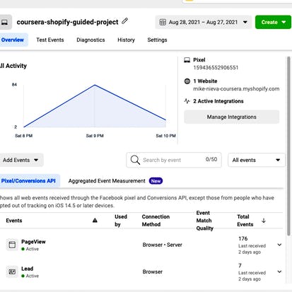 Instala e integra Facebook Pixel con Shopify