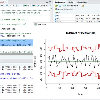 RStudio for Six Sigma - Control Charts