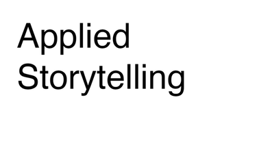 Applied Storytelling