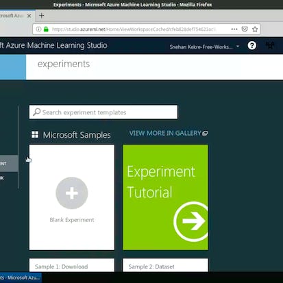 Deep Learning Inference with Azure ML Studio