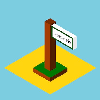 Draw an Isometric Sign Post with Inkscape