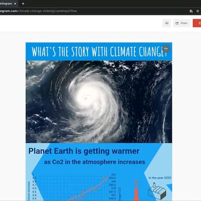 Create an infographic with Infogram