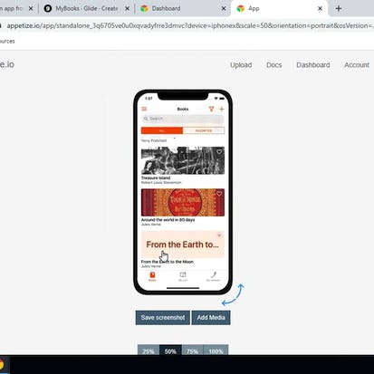 Build a mobile app with Google Sheets on Glide and no coding