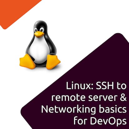 Linux: SSH to remote server & Networking basics for DevOps