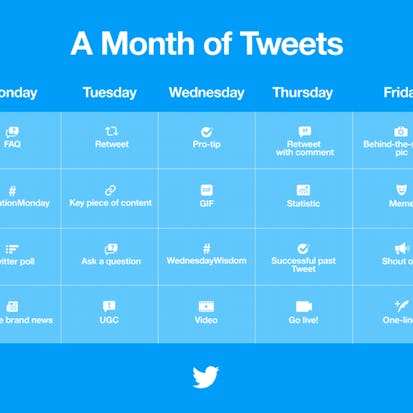 How to create a content calendar to tweet consistently
