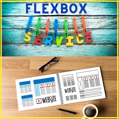Build Responsive Service Page UI using CSS3 Flexbox