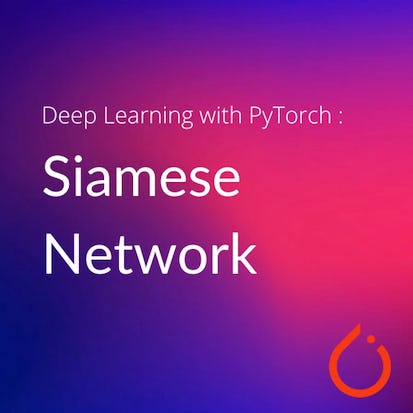 Deep Learning with PyTorch : Siamese Network
