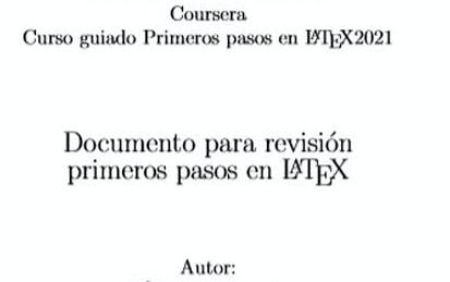 Bases y primeros pasos en latex