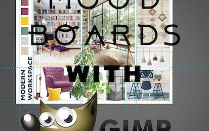 Graphic Design: Make Interior's Project Mood Boards in Gimp