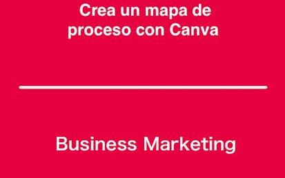 Crea un mapa de proceso con Canva