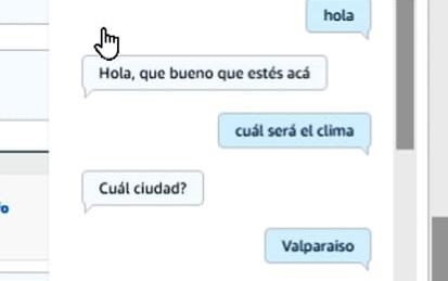 Creando un chatbot con Amazon Lex