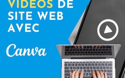 Créer des videos de sites web avec Canva