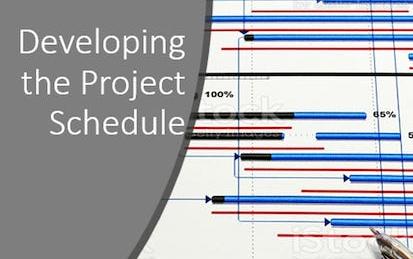 Developing a Project Schedule