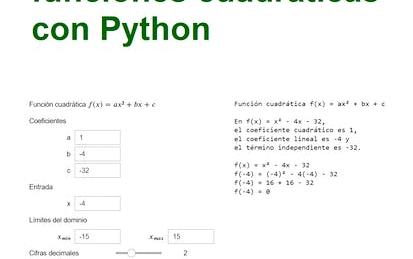 Explorando funciones lineales con Python