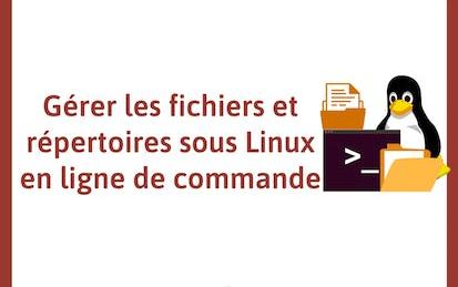 Gérer les fichiers et répertoires sous Linux via le Shell