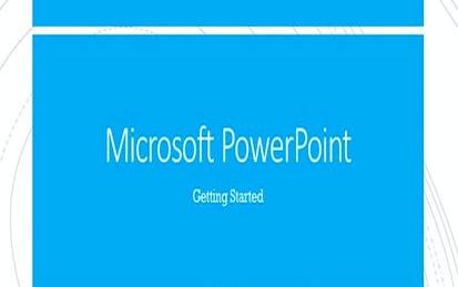 Getting Started with Microsoft PowerPoint