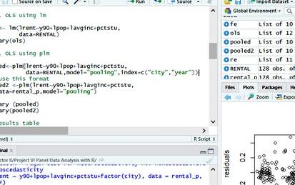 Panel Data Analysis with R