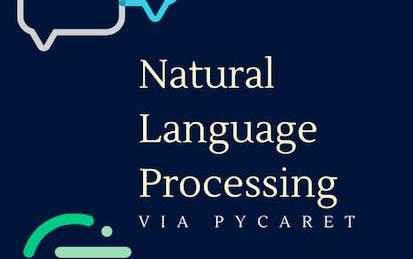 Natural Language Processing with PyCaret