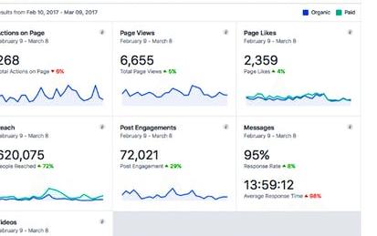 Measure a Marketing Strategy using Facebook Insights
