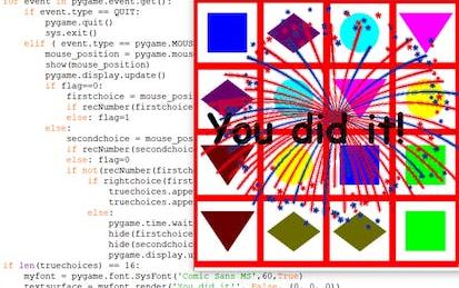 Create a Memory Puzzle Game in Python Using Pygame