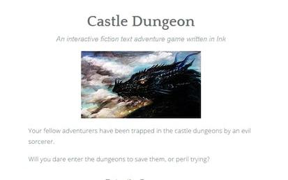 Create a text adventure game with Ink
