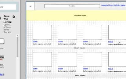 Draw a wireframe in Pencil Project