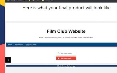 Build a film club web app on Google AppEngine