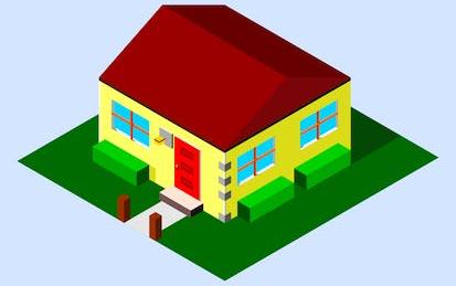 Draw an Isometric House with Inkscape
