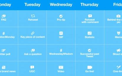 How to create a content calendar to tweet consistently