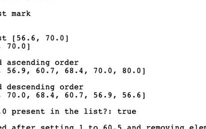 Process student marks using ArrayList in Java