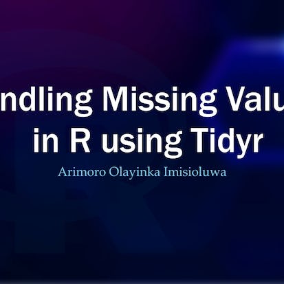 Handling Missing Values in R using tidyr